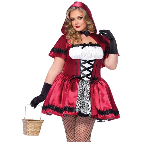 Костюм красной шапочки Leg Avenue Gothic Red Riding Hood 3X-4X