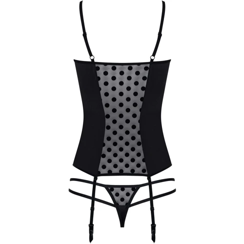 Комплект Obsessive Dotina corset, L/XL фото 5