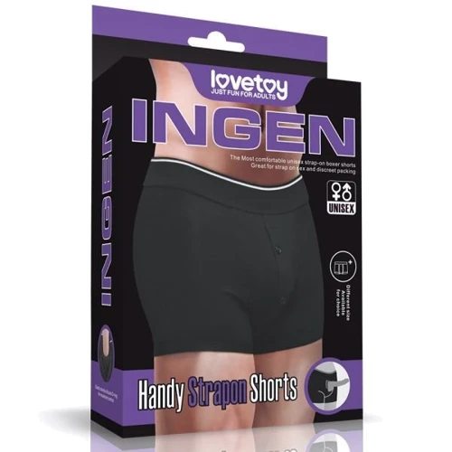 Шорты для страпона LOVETOY Strapon Shorts L: Для кого Унисекс