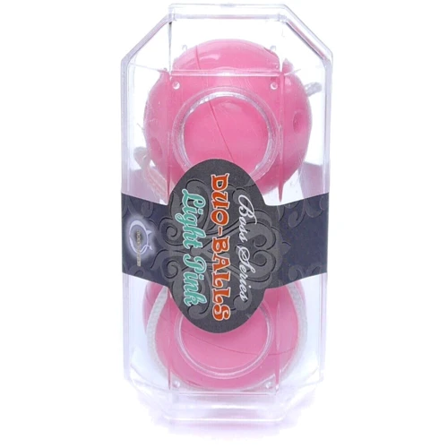 Вагинальные шарики Duo balls Light Pink, BS6700032: Количество шариков 2