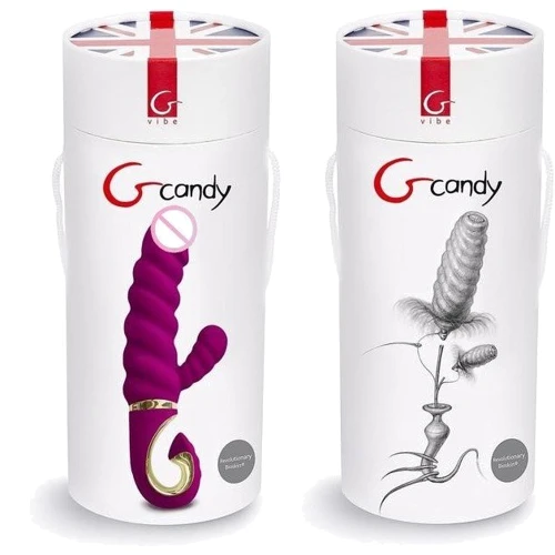 Вібратор-кролик Gcandy - Gvibe (Англія) з рухомим кліторальним стимулятором, 18х3,5 см: Призначення Для точки ДЖИ