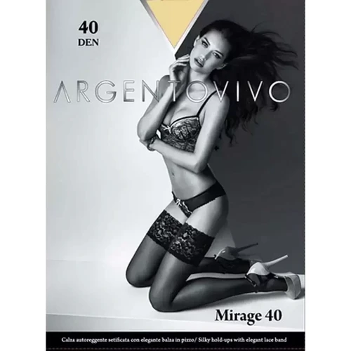 Панчохи з широкою мереживною гумкою Mirage40 (3/4 cognac): Для кого Для женщин