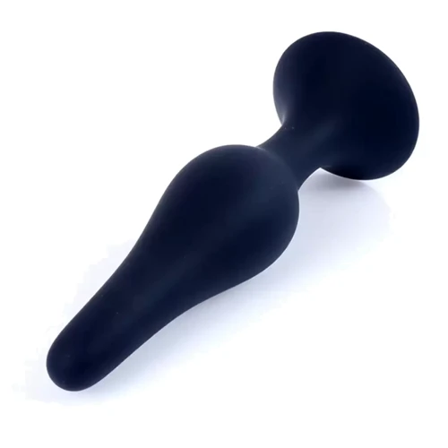 Анальная пробка Silicone Plug Black - Medium (BS6400092): Особенности С присоской