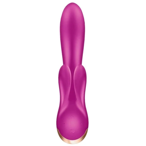Смарт вібратор кролик із подвійним відростком Satisfyer Double Flex Violet: Тип і форма Смарт-вібратор, Кролики