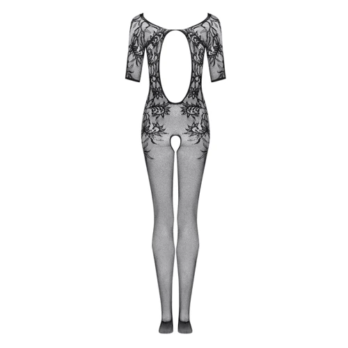 Бодістокінг Obsessive Bodystocking F238 black S/M/L: Матеріал Нейлон
