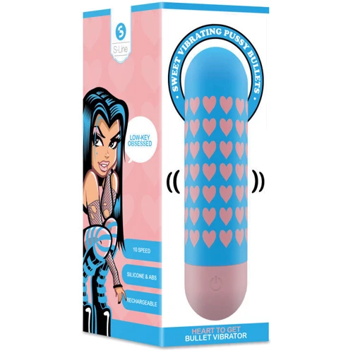 Віброкуль S-Line Heart to Get: Довжина, см 7.8