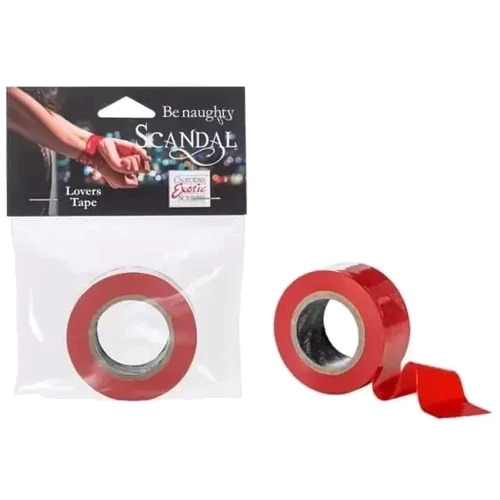 Самоклеюча бондажна стрічка Scandal Lovers Tape, 15 м (червоний): Колір красный