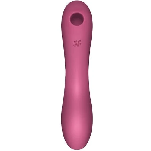 Вакуумный стимулятор с вибрацией Satisfyer Curvy Trinity 3 Red: Для кого Для женщин