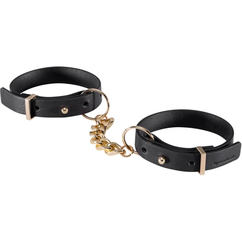 Наручники з екошкіри Bijoux Indiscrets Maze – Thin Handcuffs Black