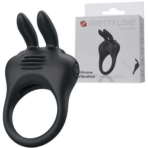 Кільце ерекційне серії Pretty - DAVION Silicone Vibration, BI-210264