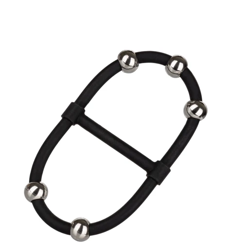 Кольцо с бусинами California Exotic Novelties - Beaded Dual Silicone Maximizer