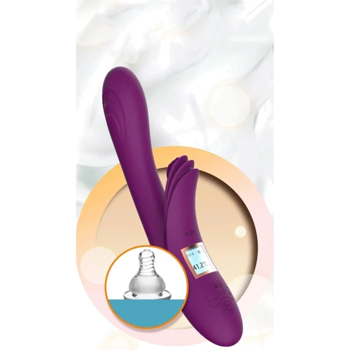 Вибратор с подогревом BOSS Series Lilo Purple: Длина, см 23