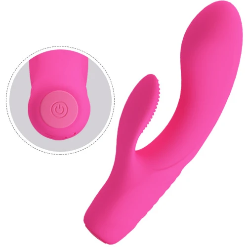 Вибратор Pretty Love Tim Pink: Длина, см 15.5