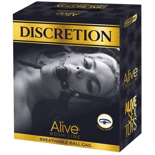 Воздухопроницаемый кляп Alive Discretion Red: Производитель Alive