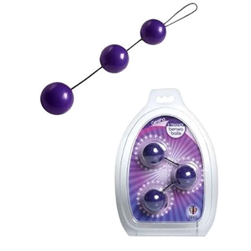Geisha Triple Trainer Ben Wa Balls - вагінальні кульки: Наявність вібрації  немає
