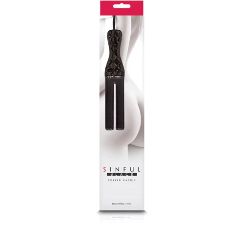 Дизайнерская шлепалка NS Novelties Sinful Forked Slapper, черный: Производитель Ns Novelties