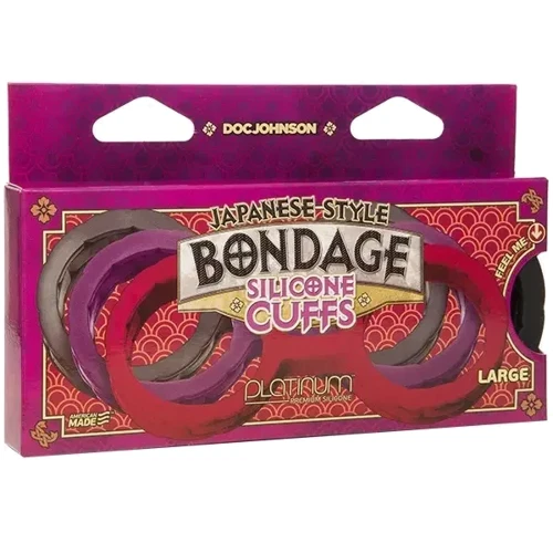 Наручники силіконові Doc Johnson Bondage Silicone Cuffs Large (фіолетові): Виробник Doc Johnson
