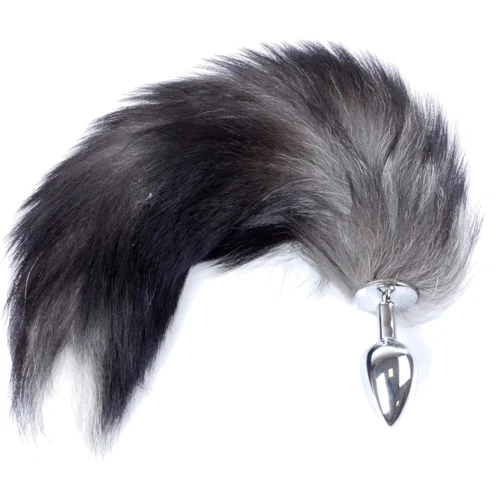 Анальная пробка S с хвостом BOSS of TOYS Boss Series Fox TAIL Black XXL, BS6400097