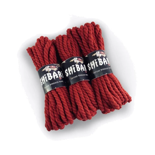 Бавовняна мотузка для шібарі Feral Feelings Shibari Rope, 8 м червона: Виробник Feral Feelings