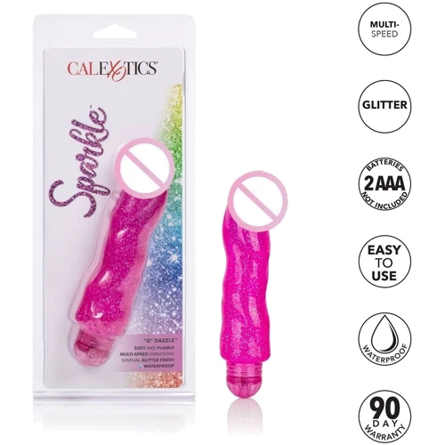 Вибратор для точки G CalExotics Sparkle G Dazzle, 13,25х4,5 см: Назначение Для точки ДЖИ