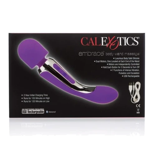 Вибромассажер Embrace Body Wand, серый: Назначение Клиторальные