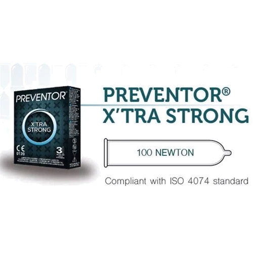 Презервативи Preventor X'tra Strong, 3 шт.: Тип Без латекса