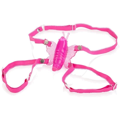 Вибратор клиторальный Micro Wireless Venus Butterfly, 8x2.5 см, розовый