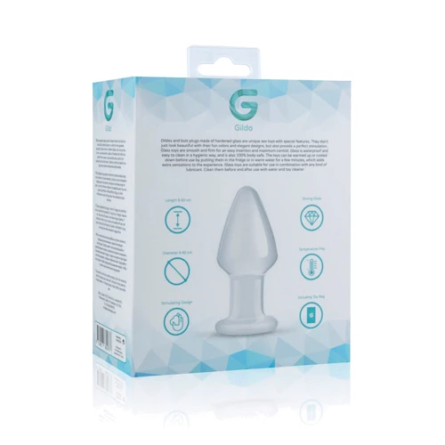 Стеклянная анальная пробка Gildo Glass Buttplug No. 25 фото 6