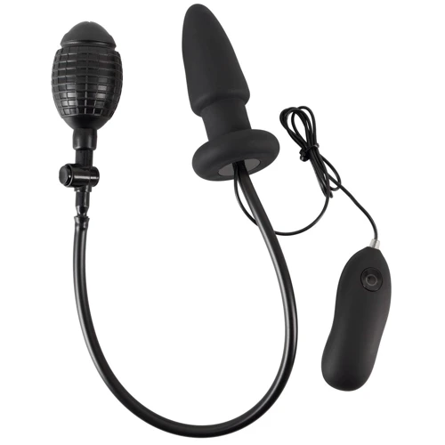 Анальная пробка You2Toys - Inflatable + Vibrating Butt Plug