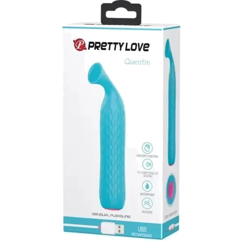 Мини вибратор с вакуумным стимулятором Pretty Love - Quentin, BI-014564-1: Для кого Для женщин