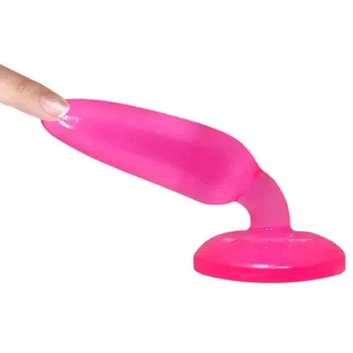 Анальная пробка на присоске Butt plug, BI-017001 Pink: Особенности Водонепроницаемые, С присоской