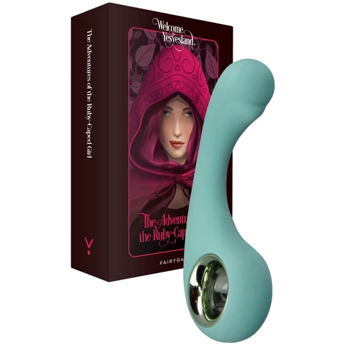 Вибратор FairyGasm BraveryAward green: Длина, см 12.5