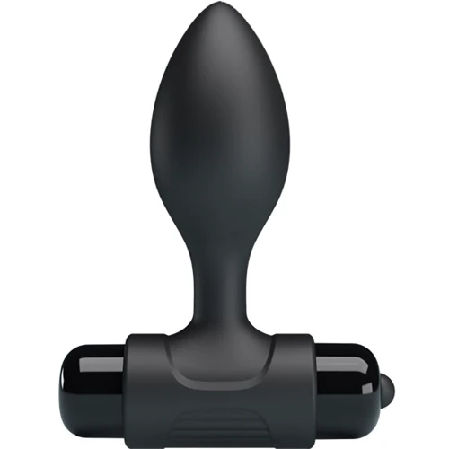 Анальний затор LYBAILE Pretty Love Vibra Butt Plug Black