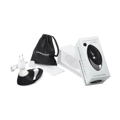 Womanizer W500 - вакуумный стимулятор клитора с кристаллом Swarovski, черный: Назначение Клиторальные