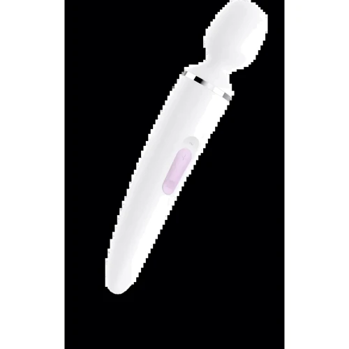 Вибромассажер Satisfyer Wand-er Woman (White/Chrome)
