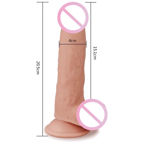 Фаллоимитатор LoveToy Skinlike Soft Cock 7": Наличие вибрации Нет