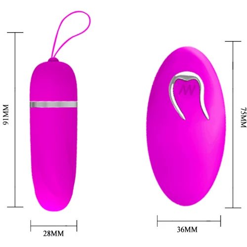 Віброяйце Pretty Love Debby Remote Egg Pink фото 7