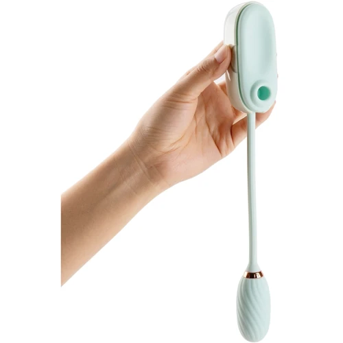 Вакуумний кліторальний стимулятор Otouch Louis Vibrate Teal з вібрацією фото 8