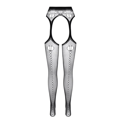Еротичні колготки-бодістокінг Passion ECO S008 black: Фасон Бесшовные