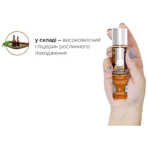 Распродажа!!! Лубрикант на водной основе System JO H2O – Gingerbread (30 мл) (срок до 09.2024): Для кого Унисекс