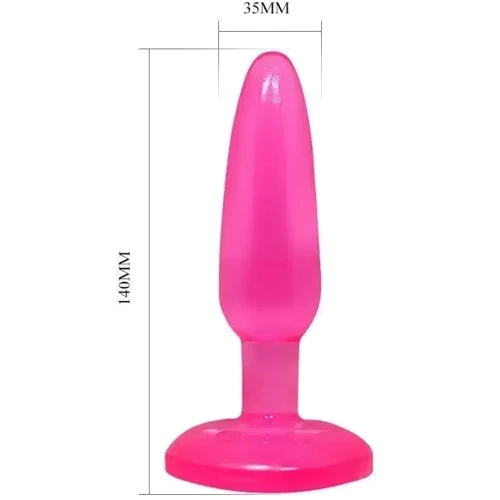 Анальная пробка на присоске Butt plug, BI-017001 Pink фото 6