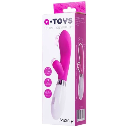 Вибратор с клиторальным отростком Toyfa A-Toys - Mady: Назначение Вагинальные