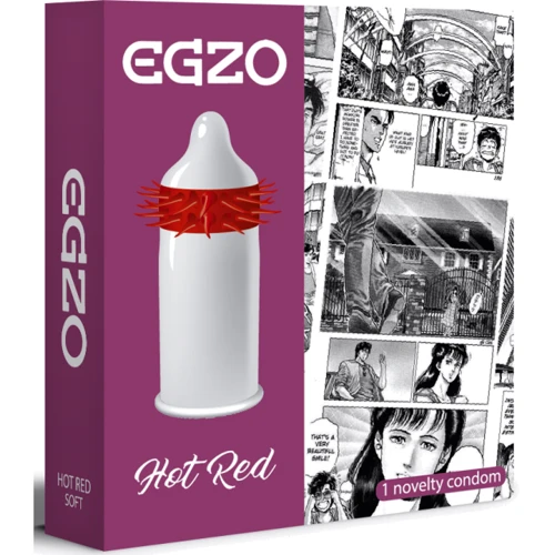 Насадка на член EGZO Hot Red