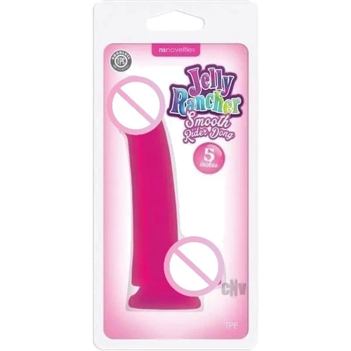 Фаллоимитатор на присоске Ns Novelties Jelly Rancher Smooth Rider Dong (розовый)