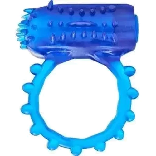 Эрекционное кольцо и насадка на палец 2в1 Toy Joy Flexible Ring & Finger Vibe (синий): Производитель Toy Joy
