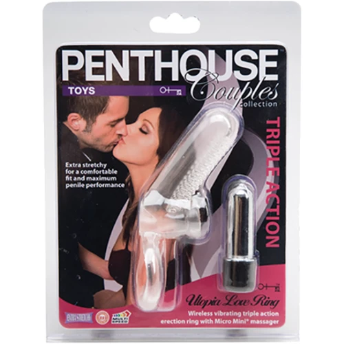 Эрекционные виброкольца Penthouse Utopia Love Ring Triple Action: Производитель Topco Sales