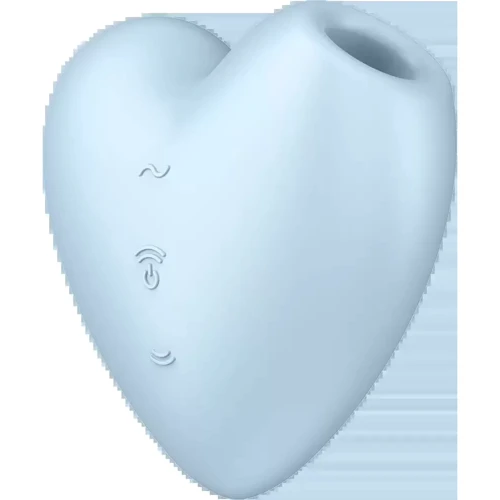 Кліторальний стимулятор Satisfyer Cutie Heart із вібрацією blue: Тип управління кнопкове