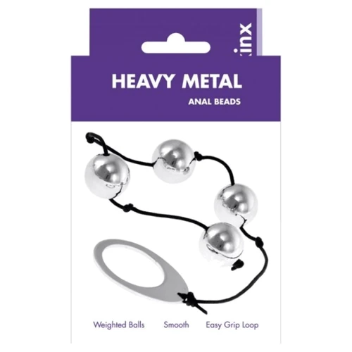 Анальные бусы Kinx Heavy Metal Anal Beads Silver, 22.5x2 см: Для кого Унисекс