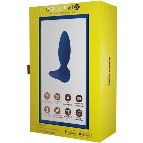 Анальная вибропробка Adrien Lastic Little Rocket 2.0 + APP фото 7