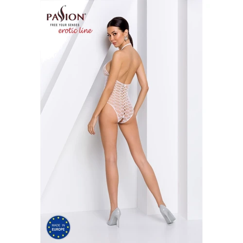 Бодистокинг Passion BS087 white: Фасон Бесшовные